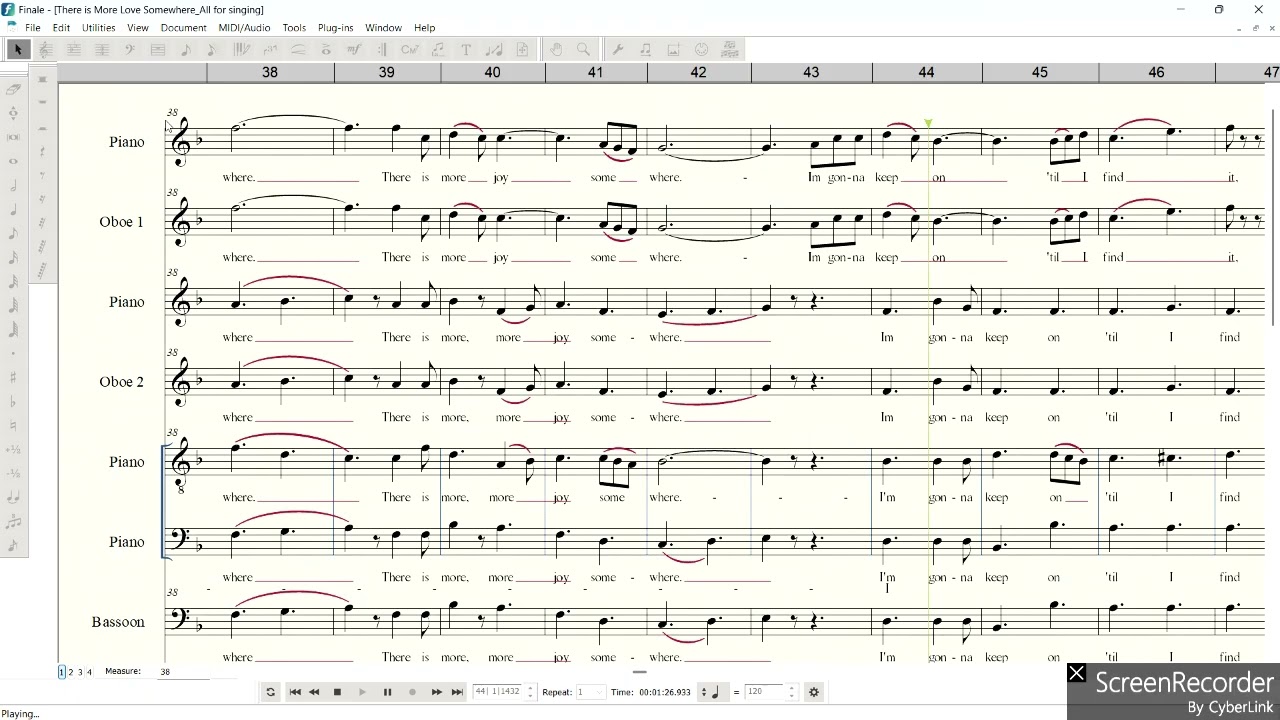 There is More Love Somewhere Soprano 1 with Singing