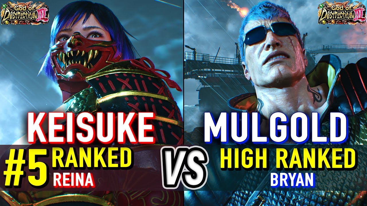 T8 🔥 KEISUKE (#5 Ranked Reina) vs MULGOLD (Bryan) 🔥 Tekken 8 High Level Gameplay
