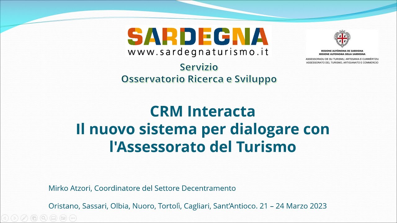 Il CRM Interacta Help Desk del Servizio Osservatorio Ricerca e Sviluppo