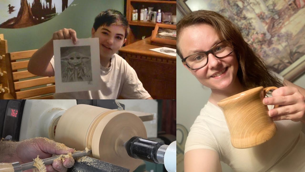 Woodturning - Coffee Mug from Cypress...Horsetrading With a Very Talented Sub!