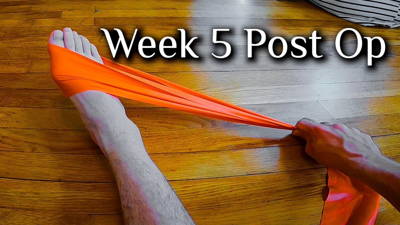 PT Montage | Week 5 Post Op. Achilles Tear Surgery