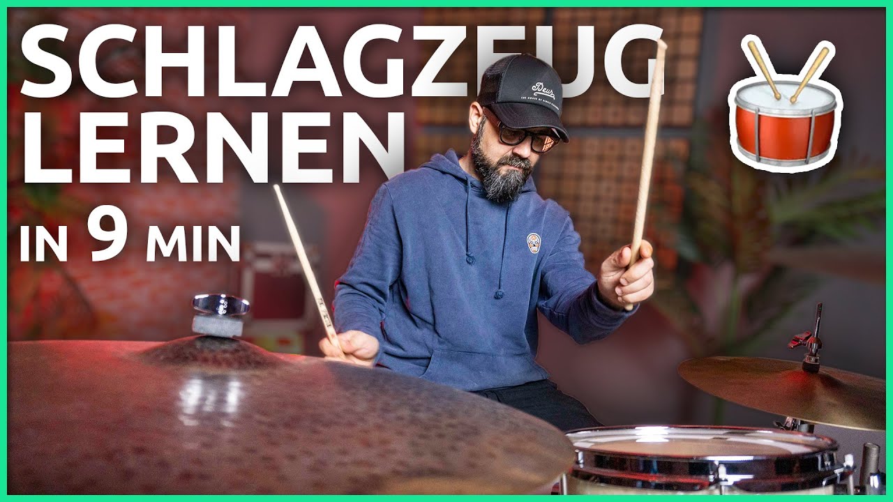Schlagzeug lernen in 9 Minuten! 🥁 Dein Einsteiger-Crashkurs