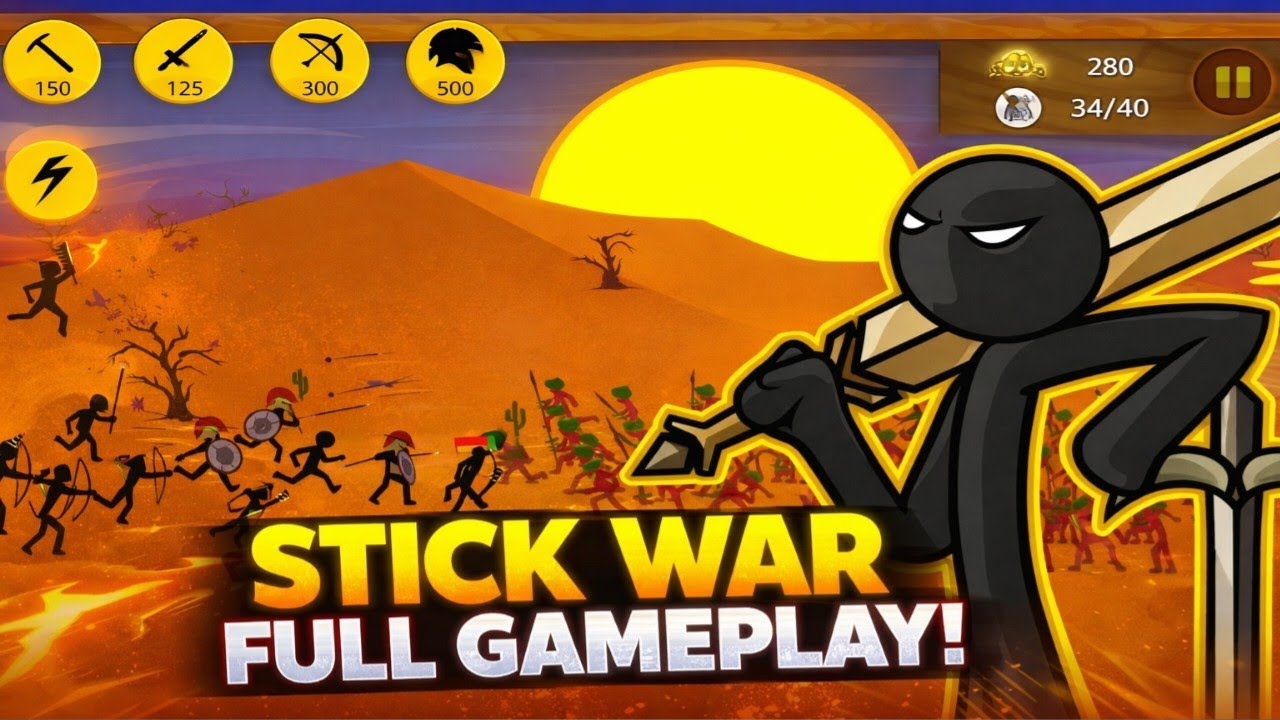 Epic Stick War Battle! Can My Army Survive This Attack? 😱 #stickwar 
