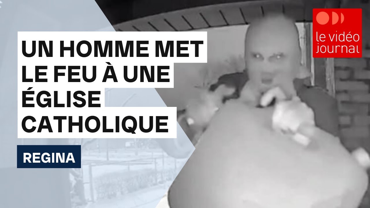 Un homme met le feu à une église catholique à Regina
