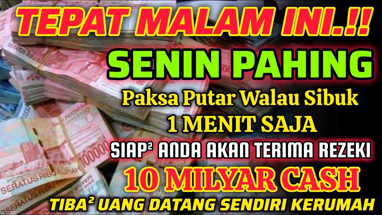 SELAMAT ANDA BERUNTUNG.‼️PUTAR SEKARANG ANDA AKAN TERIMA REZEKI LANGSUNG DARI MALAIKAT JIBRIL