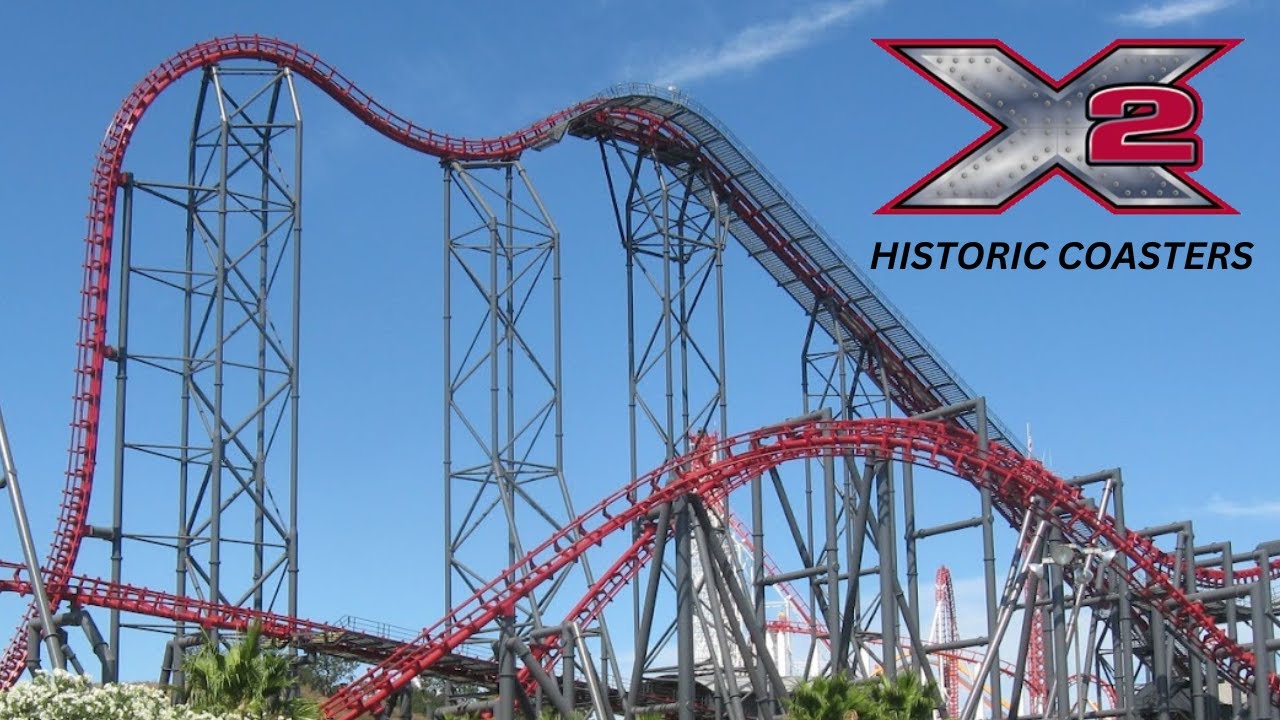 The History of X2 at Six Flags Magic Mountain | Historic Coasters