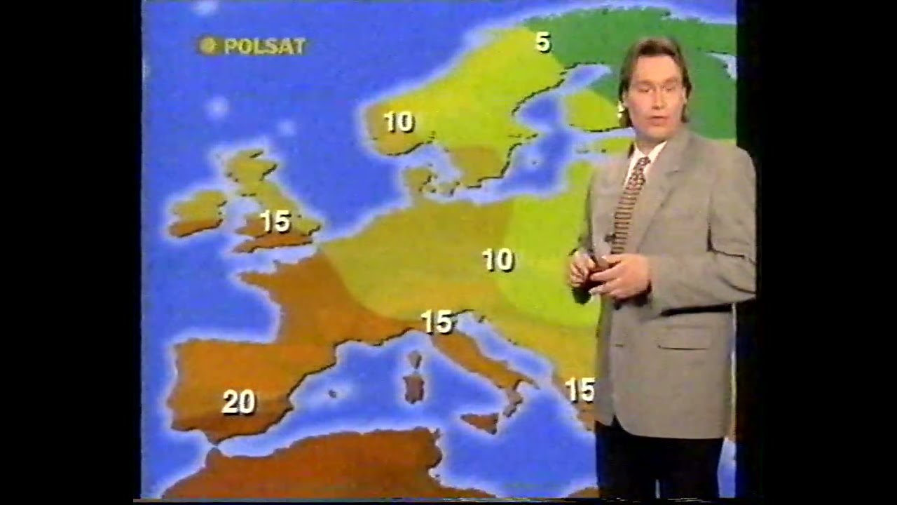 Polsat - Pogoda. 25.10.1996 r.
