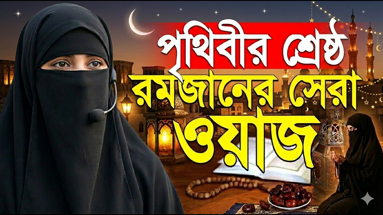 পৃথিবীর শ্রেষ্ঠ রমজানের সেরা ওয়াজ আয়েশা বেগম mohila der waz,mohila waz ,nari bokta waz 2026