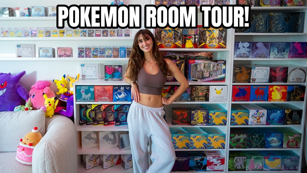 Моя коллекция Pok&eacute;mon спустя 6 лет! (Полный тур по комнате)
