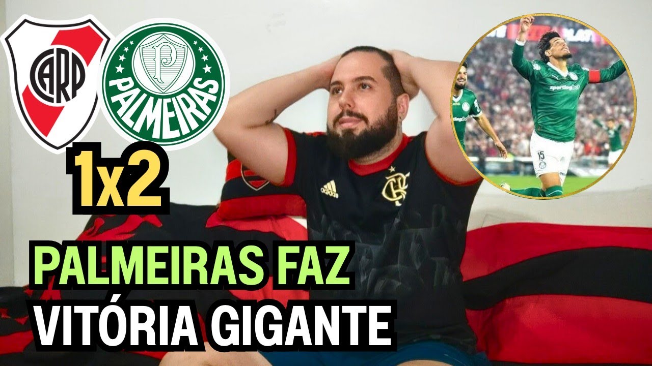 REACT MELHORES MOMENTOS RIVER PLATE 1X2 PALMEIRAS - VIT&Oacute;RIA GIGANTE DO PALMEIRAS NA ARGENTINA 