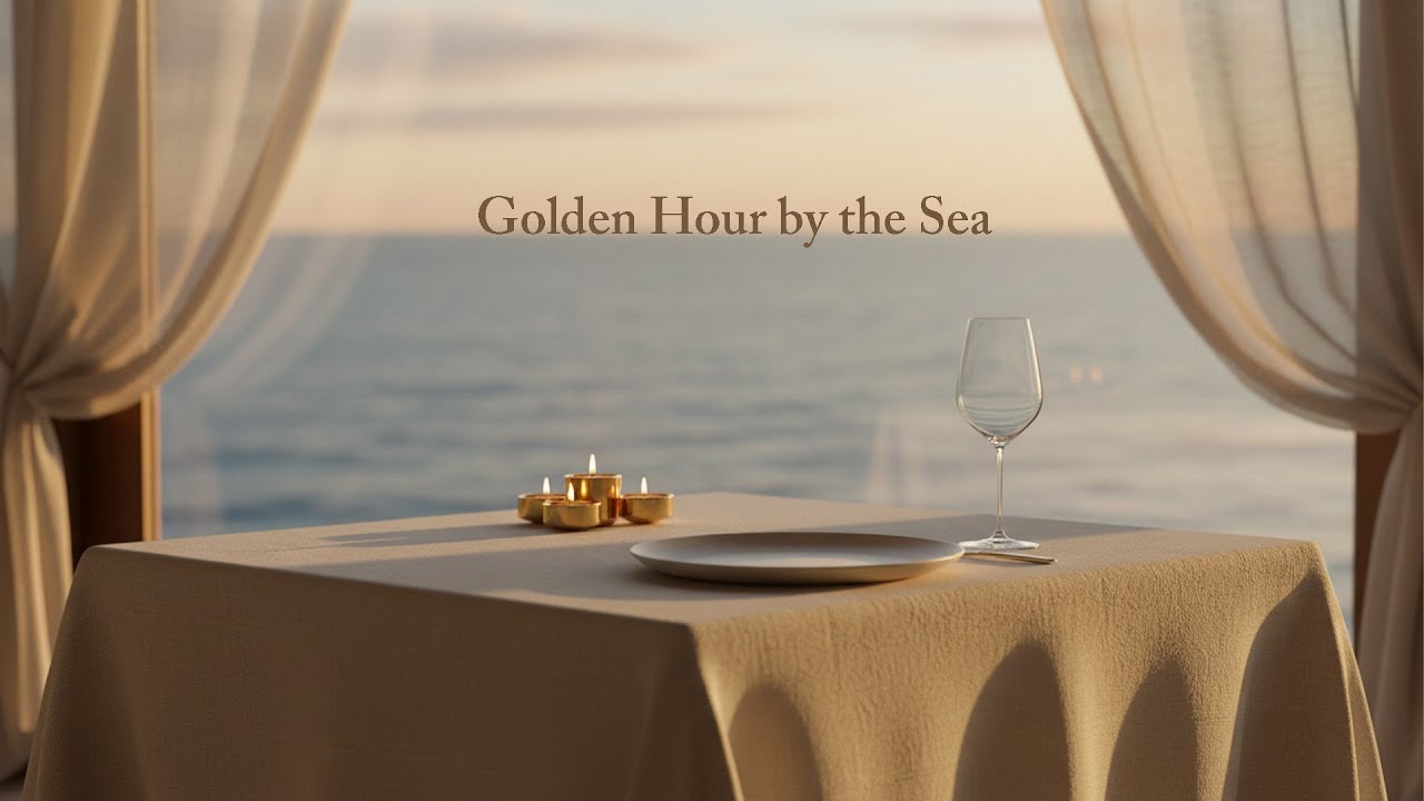 Golden Hour by the Sea – Bossa Nova Fine Dining Ambience