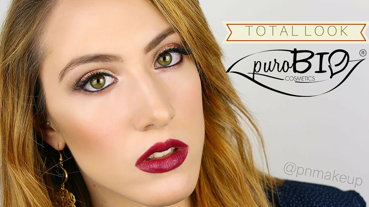 TRUCCO NATURALE E LUMINOSO OCCHI VERDI MARRONI | NOVITA' PUROBIOCOSMETICS 2016 | PN MAKEUP