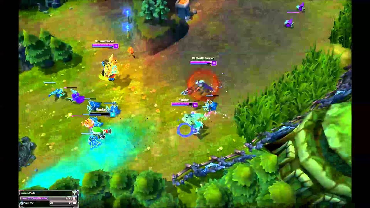 C9 Sneaky StealthBomber Lucian VS MegaZero Tristana Highlights Challenger NA Duo Que 8-1-2014
