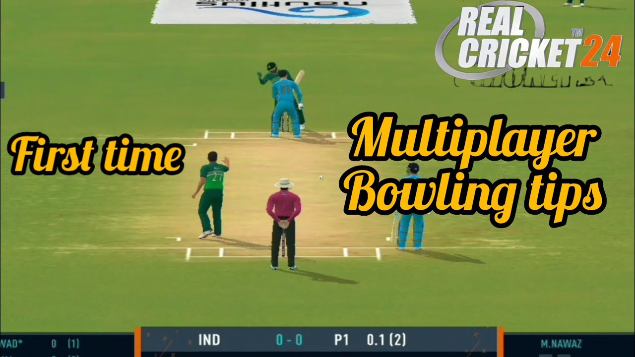 Real cricket 24 Multiplayer mode Bowling tips Aise Bowling tips kahi nahi milenge 😉