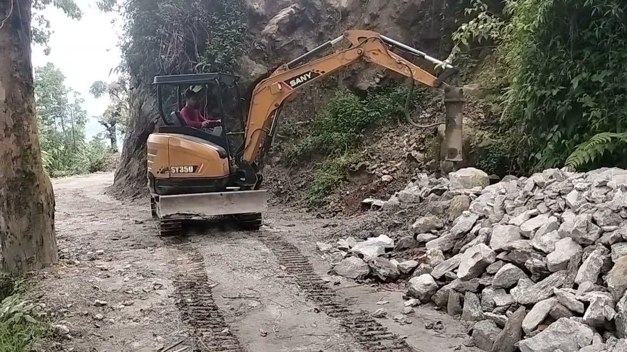 Sany SY 35U Machine Working Video