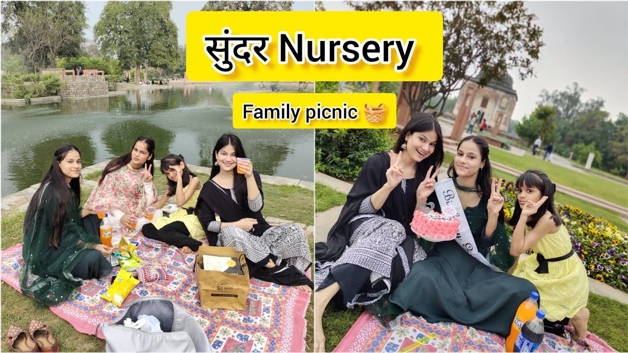 Delhi Picnic Spot |Sundar Nursery Bohot Khubsurat Jagah Hai 🌳 | Family Quality Time 🌹 | Arshi Saifi