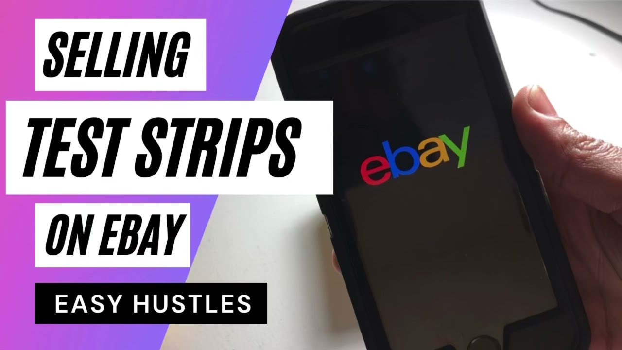 How to resell medical commodities on eBay list and flip diabetic test strips from your phone easily