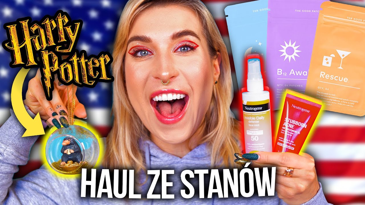 Jakie kosmetyki kupiłam w USA? Suplementy w plastrach! HAUL ze Stanów 🇺🇸 Agnieszka Grzelak Beauty