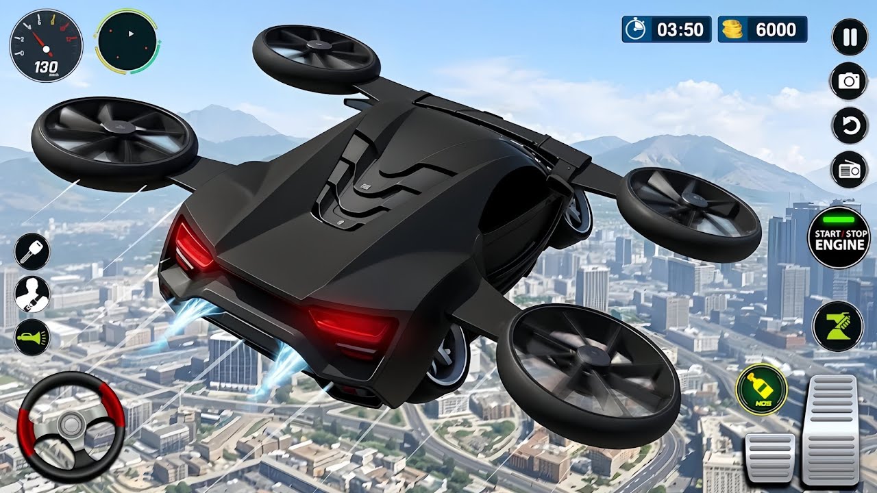 Flight Car Adventure | Gameplay
