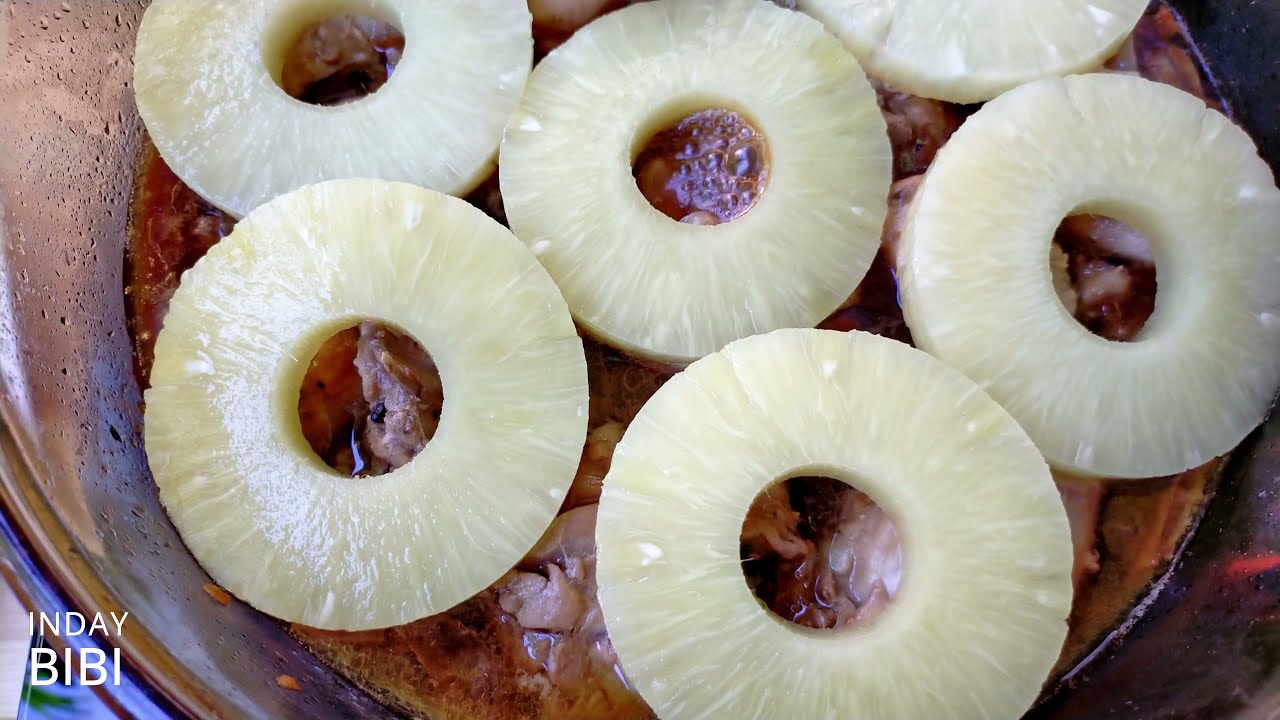 Chicken Adobo (Adobong Manok na may Pinya) ni Inday Bibi