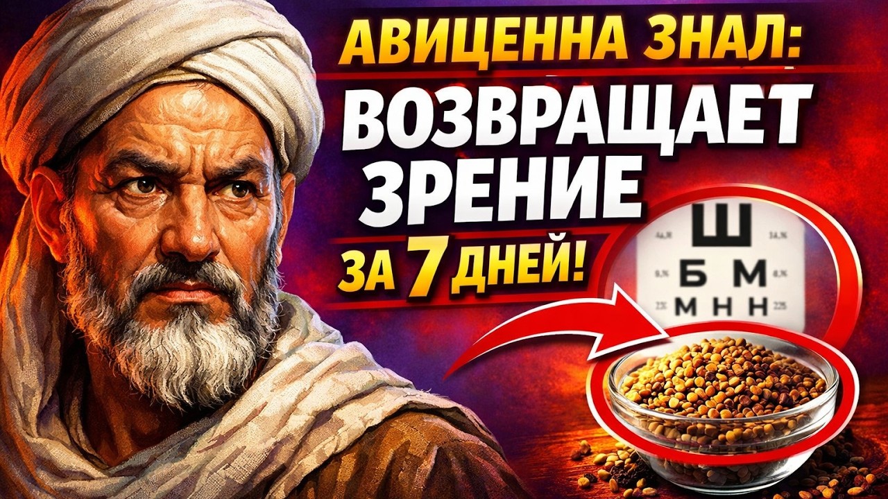 Авиценна ЗНАЛ это 1000 лет назад! Как врач вернул зрение в 87? Секрет в ЭТОМ...