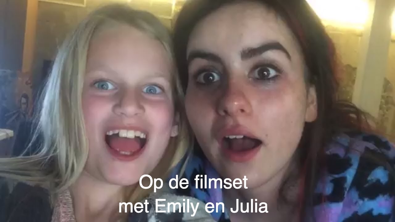 🎬 Op de set met Emily, Julia Nauta en filmregisseur Jean van de Velde 🎬
