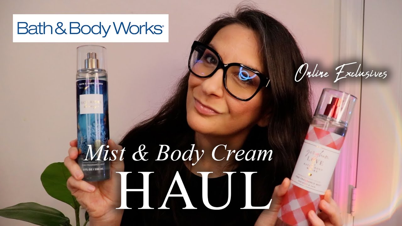 Bath and Body Works Mist & Body Cream Sale Haul | Online Exclusives Gingham Love & Saltwater Breeze