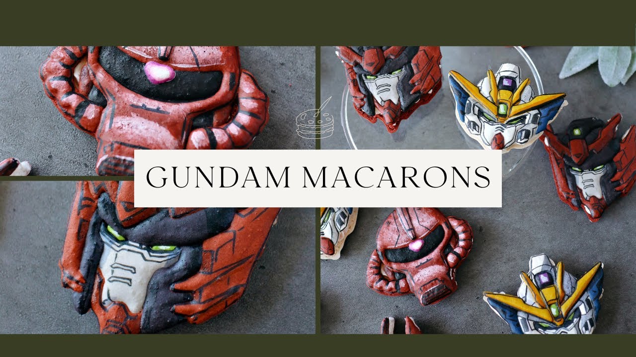 Transforming Gundam into Macarons!
