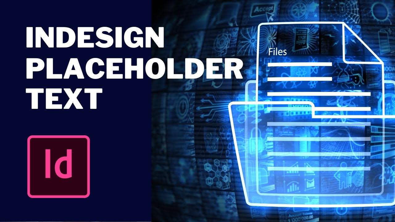 Placeholder Dummy Text in InDesign Tutorial