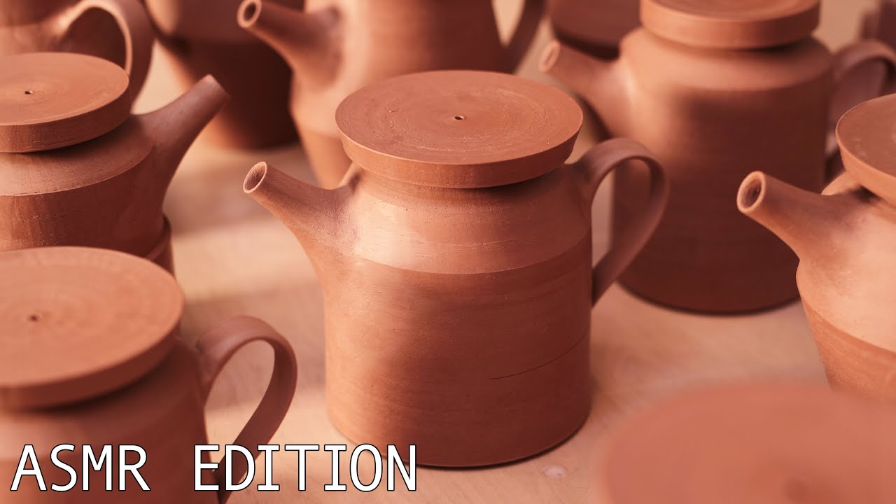Throwing & Making 20 Teapots &mdash; ASMR Edition