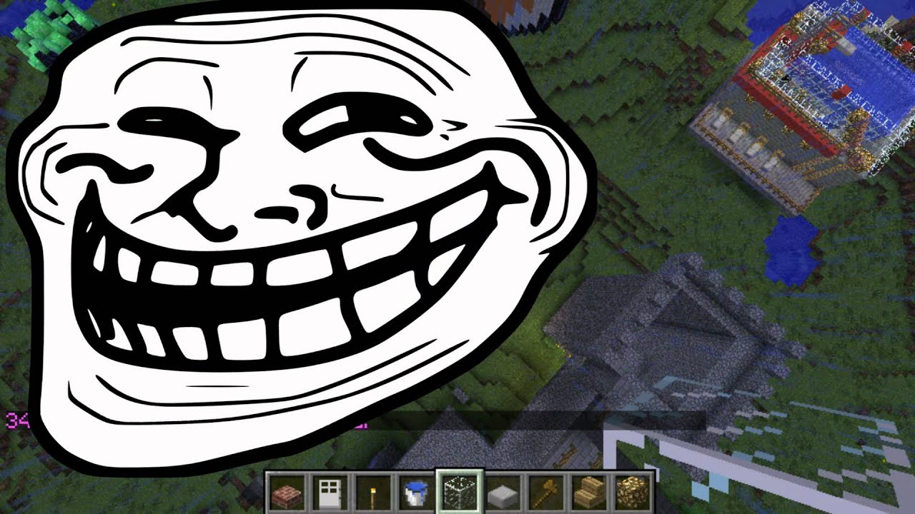 Trollata spettacolare su Minecraft