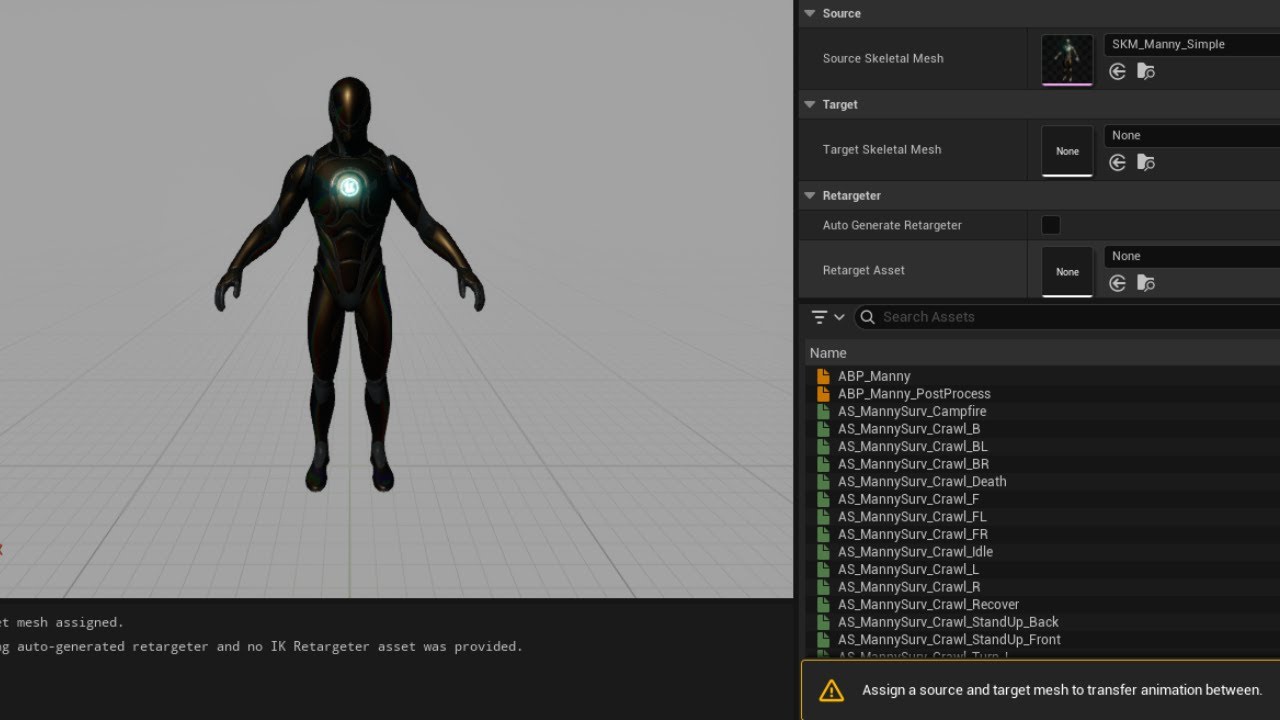 Unreal Engine 5 | Novo Projeto Pessoal | Retarget Animation | Making Of Project | Part 06