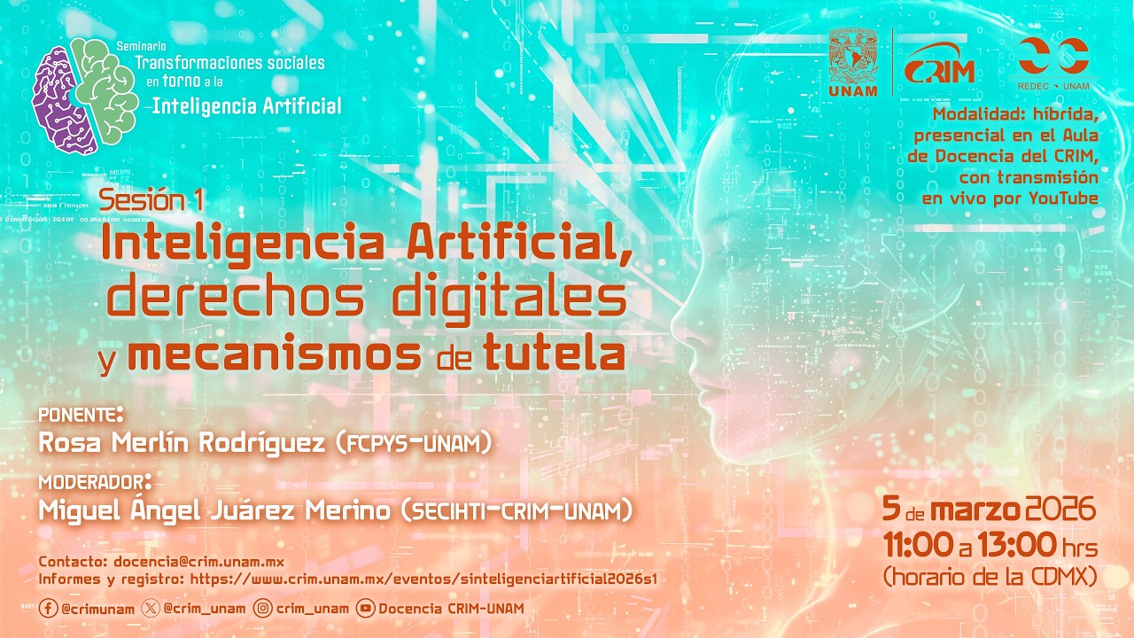 Seminario Transformaciones sociales en torno a la inteligencia artificial, Sesión 1