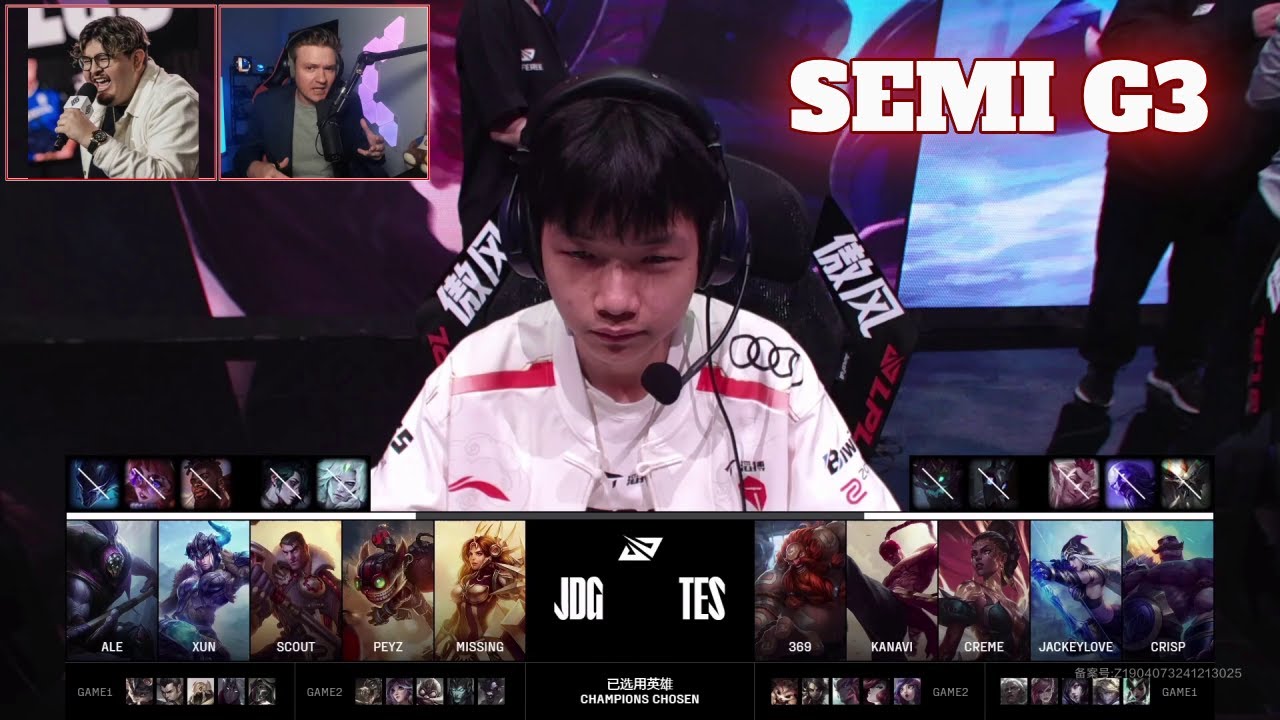 JDG vs TES - Game 3 | Semi Final S15 LPL Winter Playoffs 2025 | Top Esports vs JD Gaming G3 full