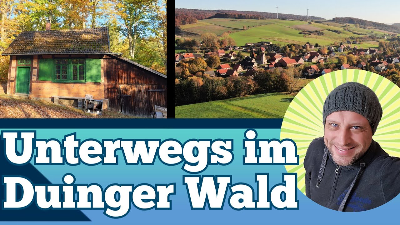 Unterwegs im Duinger Wald - Köhlerhütte, Hilsquelle und Alte Köthe - Duinger Wald von oben - Drohne