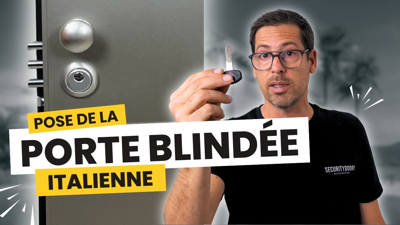 Pose de la Porte d'Entrée Blindée pour Maison et Villa– Série Installation Pro – SecurityDoors