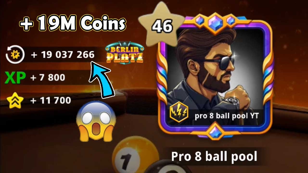 level 46 cheating player 🙀 I lost And I got a good Coins Return 8 ball pool