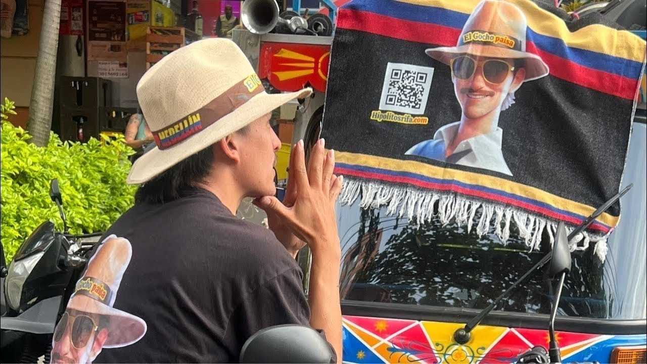 por las calle de medellin