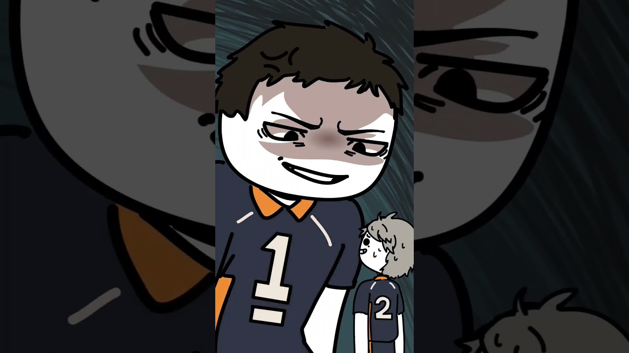 dramatic partners be like that 🤭 #daisuga #haikyuu #fananimation