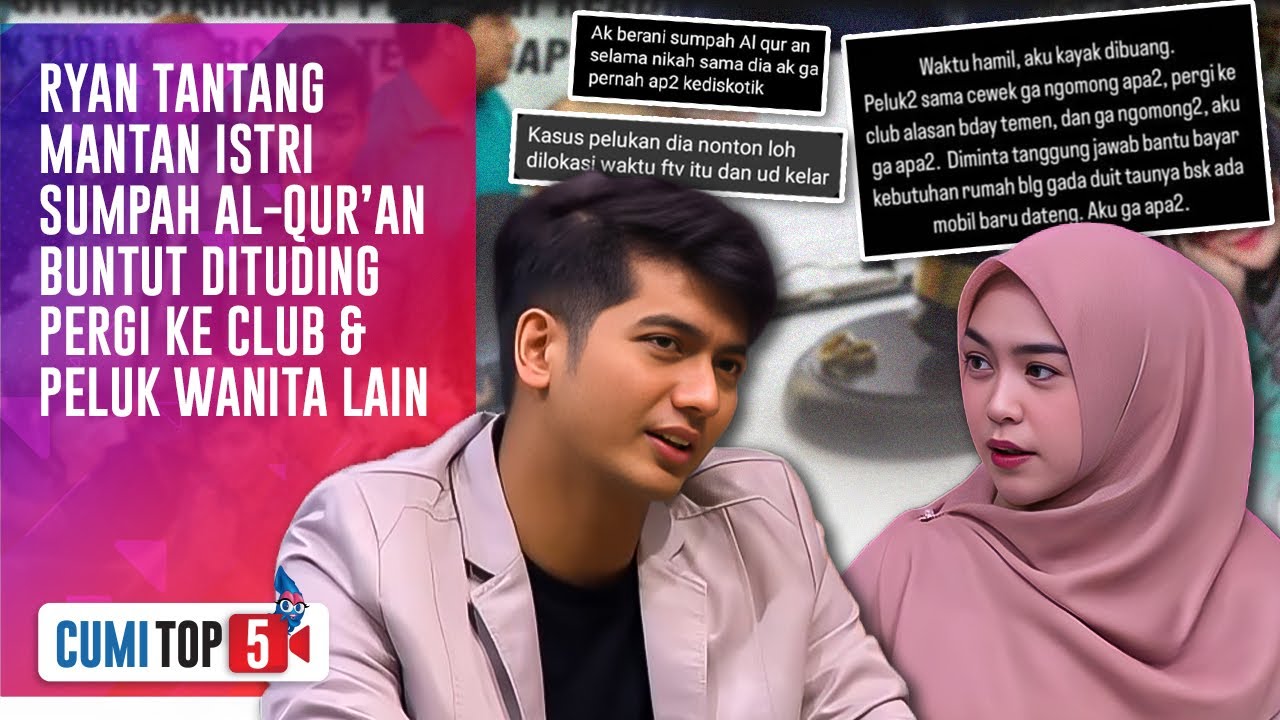 5 Sanggahan Teuku Ryan Usai Aibnya Dibongkar Ria Ricis | CUMI TOP V