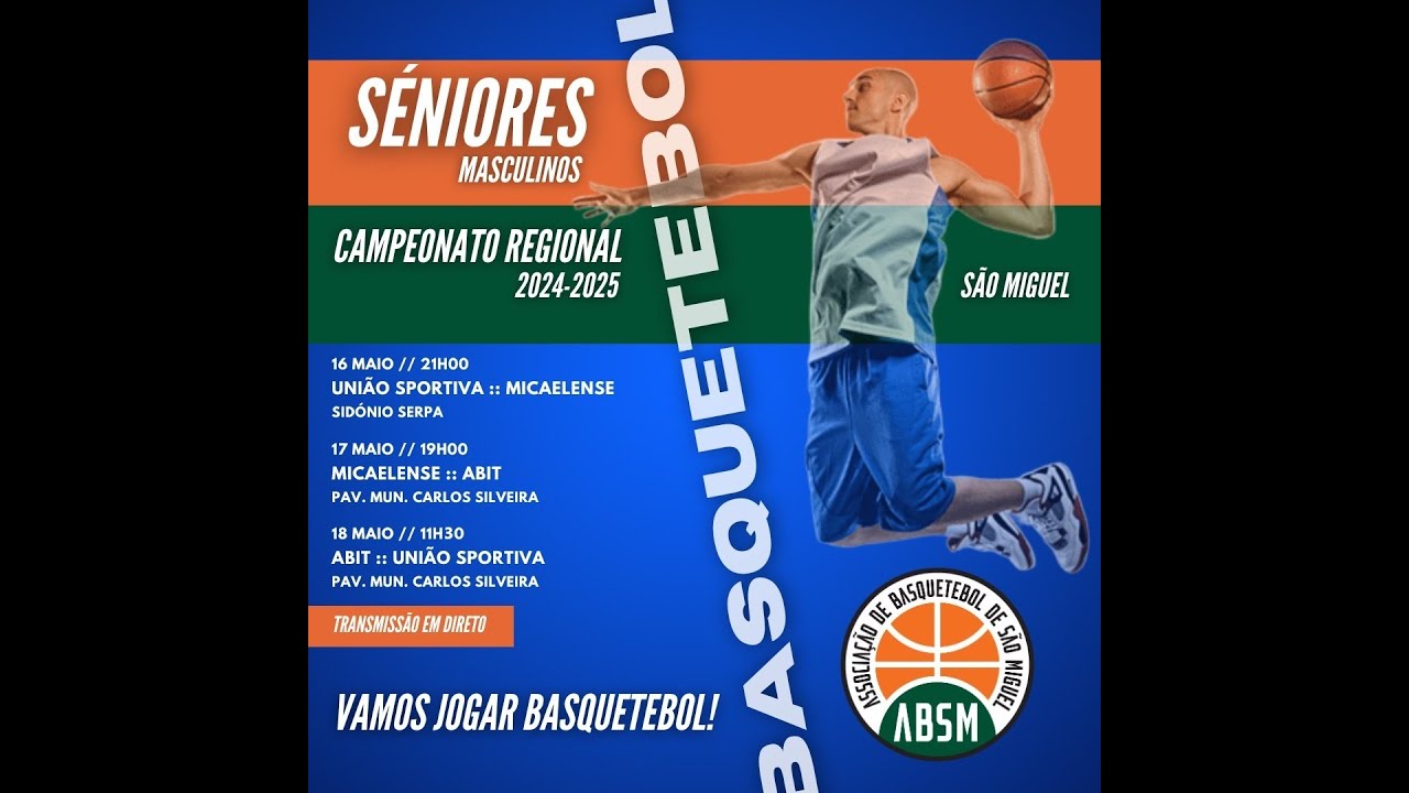 ABIT vs União Sportiva - Regional Clubes Seniores Masculinos 2025