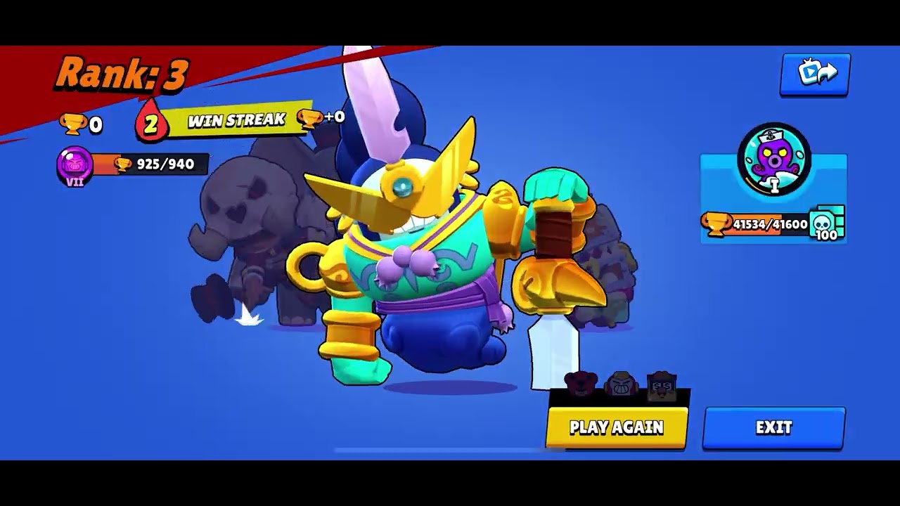 Playing brawl stars