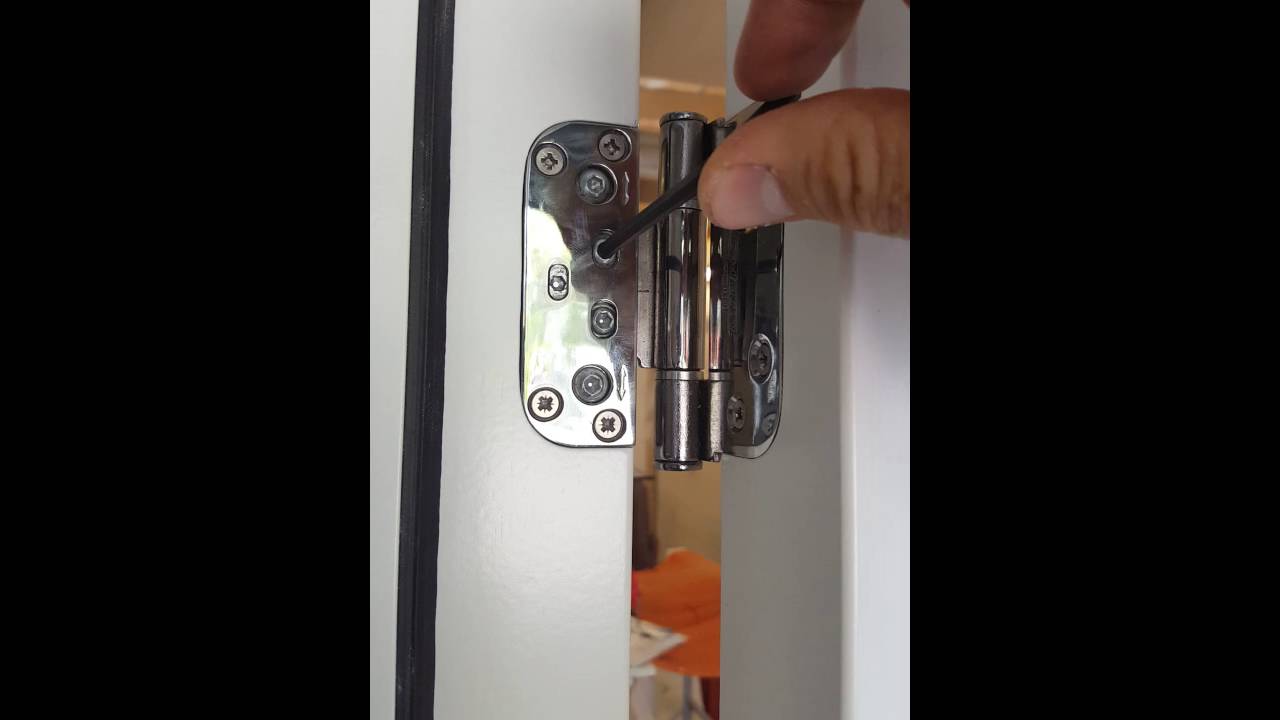 Inward opening double stable door 3D adjustable hinge