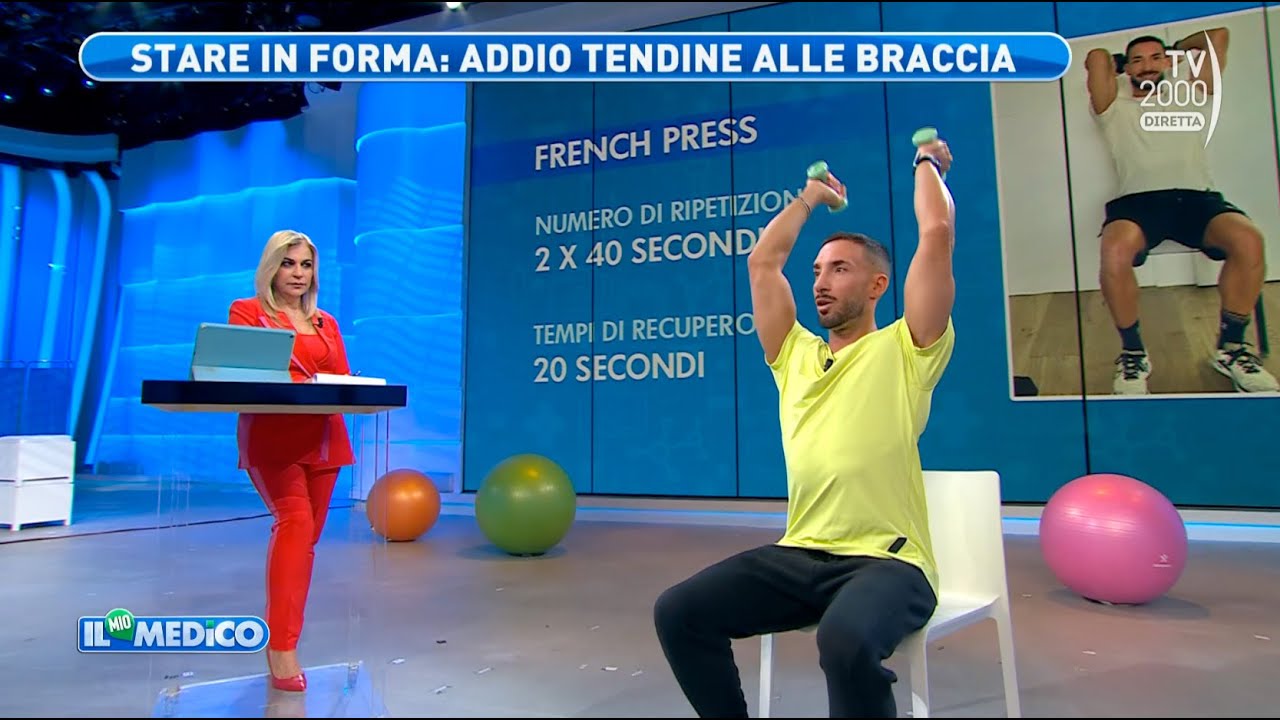 Il Mio Medico (Tv2000) - Gli esercizi per rassodare le braccia con effetto “tendina”