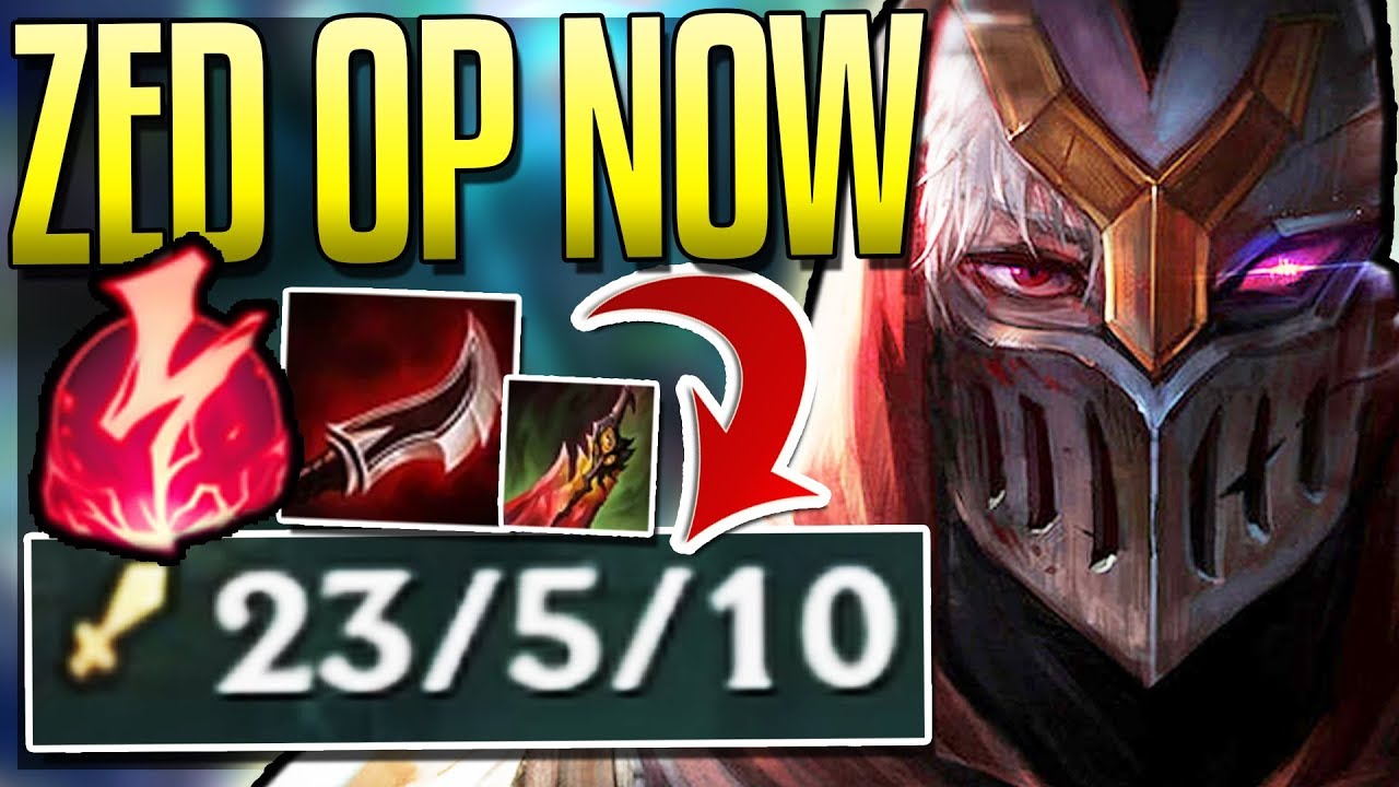 ZED IS SO BUSTED WITH NEW RUNES! How Do You Stop This? - League of Legends