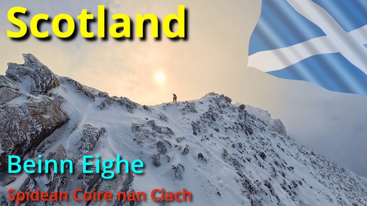 Szkocja - Beinn Eighe w śniegu