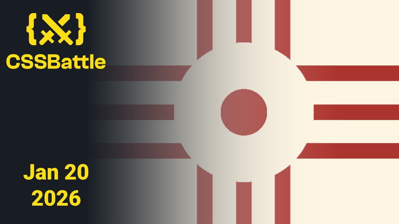 CSSBattle Daily Challenge January 20 2026