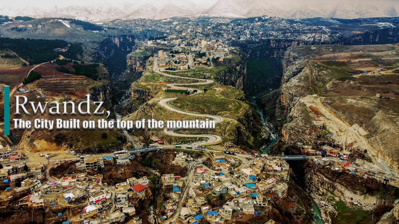 Rwandz most beautiful city built on the top of the mountain in 4K |  رحلة إلى مدينة رواندز بيخال