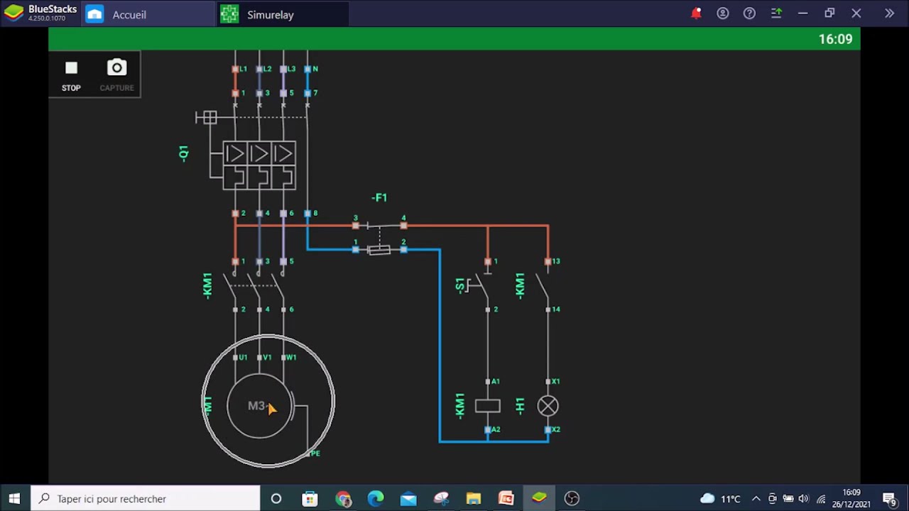 Electrotechnique :  Le  contacteur (le contact auxiliaire, SIMURELAY 😇  )