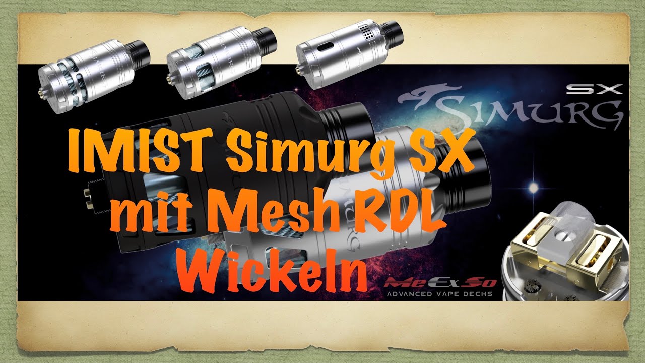 IMIST Simurg SX RDL mit Mesh wickeln